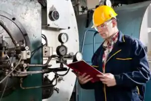 Giovane ingegnere al lavoro