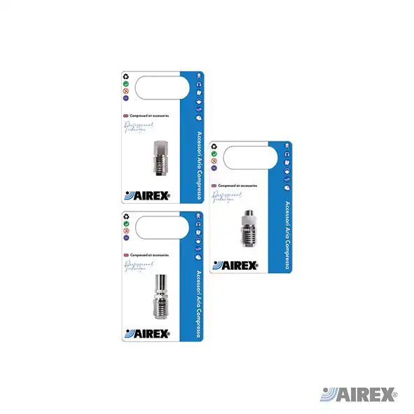 Prese rapide universali serie leggera in blister per aria compressa. AIREX