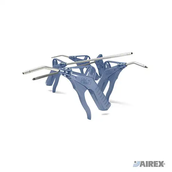 Pistola Cejn serie 208-detect in plastica blu rilevabile dai metal detector per l'industria alimentare. AIREX