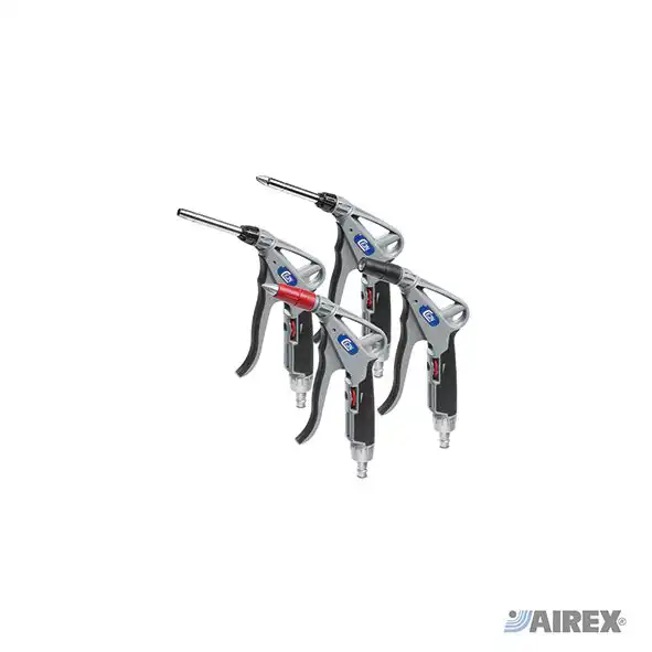 Pistola professionale Cejn serie 210 Multiflow con ugello regolabile per flussi d'aria e acqua. AIREX
