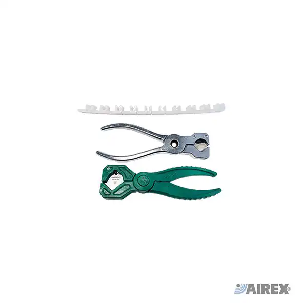 Pinze tagliatubo professionali e morsettiere per tubi lineari. AIREX