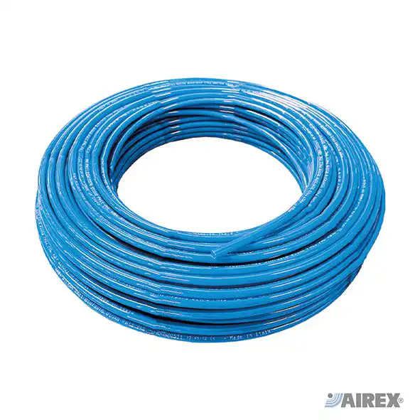 Tubi lineari in poliuretano blu versioni 98SH Elastollan e 98SH Longlife ad alta resistenza. AIREX
