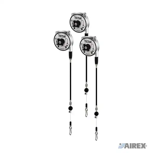 Bilanciatori Tecna Bowden Retractor con corsa 1600mm e portata 2/3Kg. AIREX
