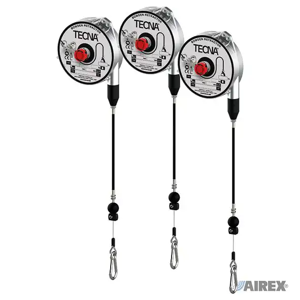 Bilanciatori Tecna serie Bowden Retractor corsa 2500 portata 10/14 kg. AIREX