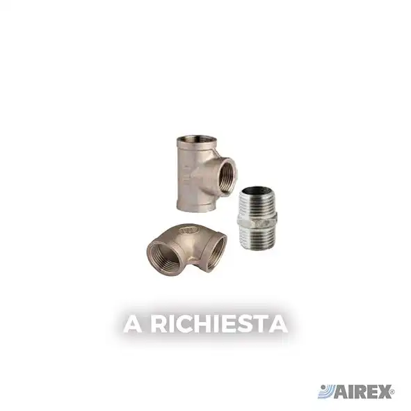 150LBS low pressure fittings in compact version for technical installations in confined spaces. AIREX