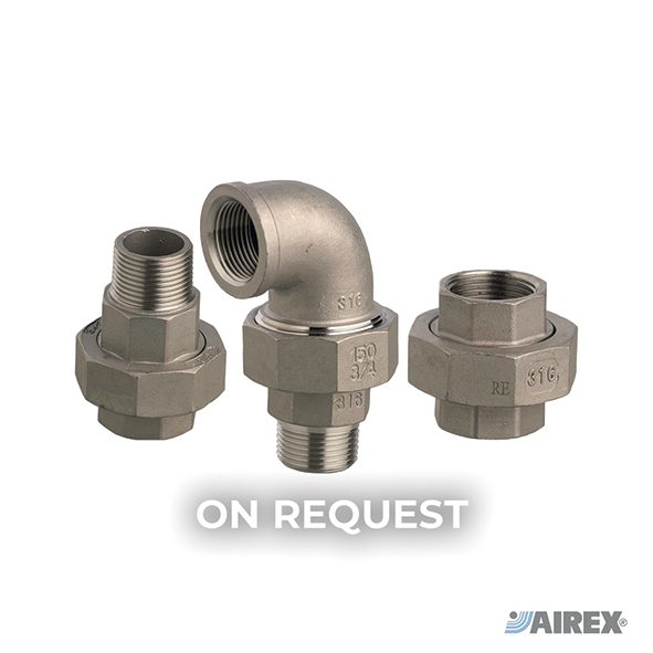 TUBE UNIONS LOW PRESSURE 150LBS